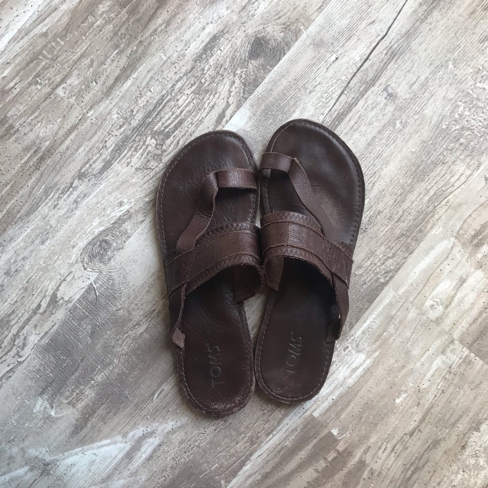 TOMS Leather Sandals
